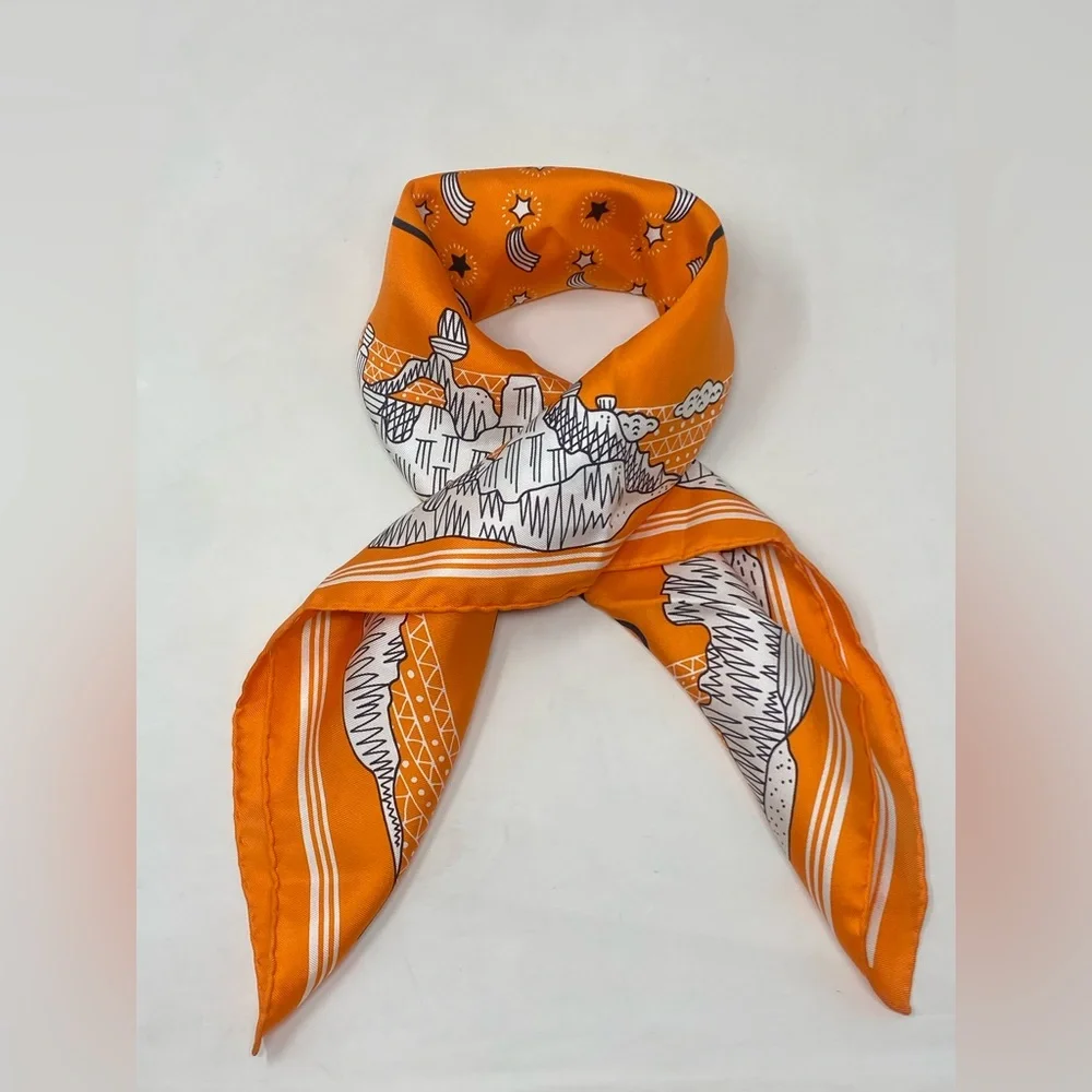 Hermes Les Canyons Etoiles Bandana 55 By Pierre Marie - Picture 2 of 16